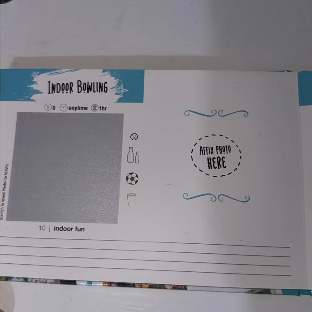 Fujifilm Instax Mini Photo Album in Teal and White